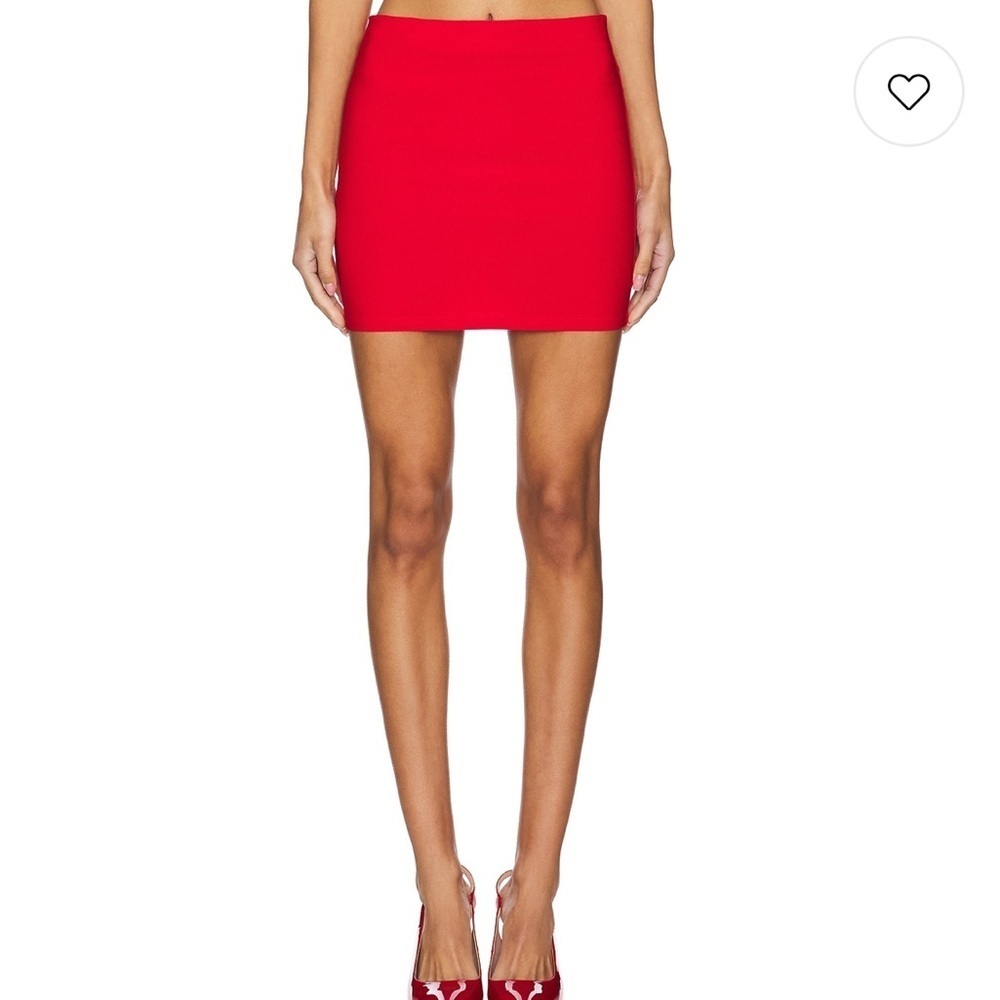 Susana Monaco Vibrant Red Mini Skirt
